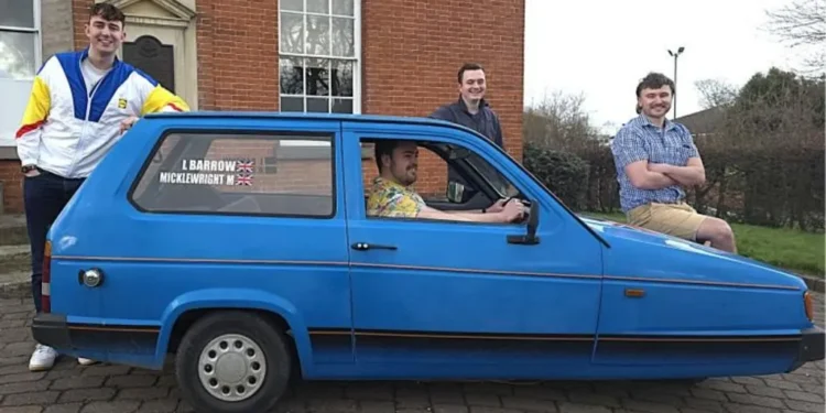Mayor of Erewash Reliant Robin 2026 Europe charity run