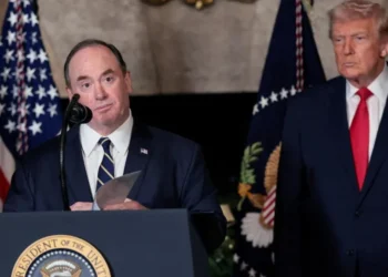 Navy Secretary John Phelan leaving