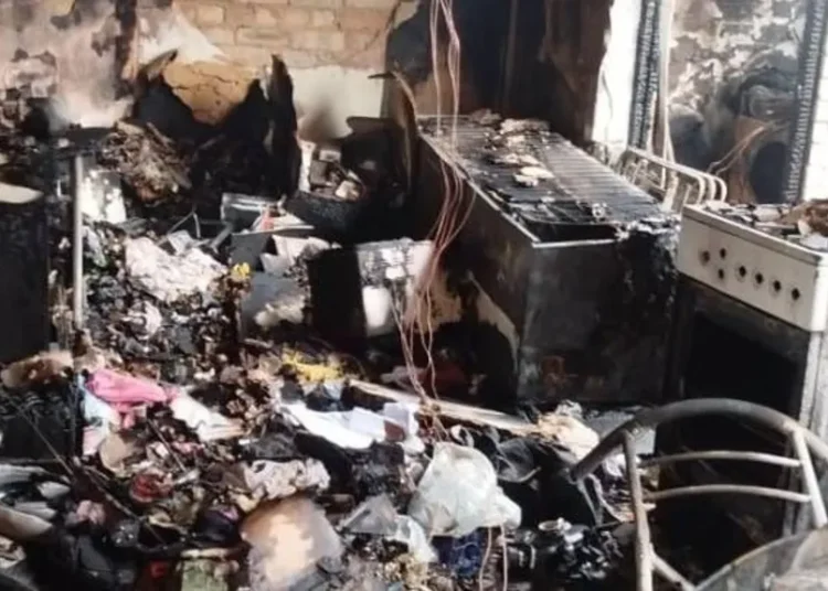 Sky fire victim TV box return Hannah Foster