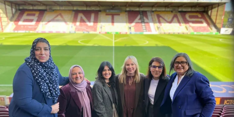 women at football matches Bradford City initiative 2026