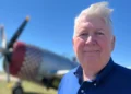 Airman's son visit Duxford Lonnie Moseley exhibit 2026