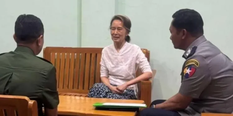 Aung San Suu Kyi house arrest May 2026 military says