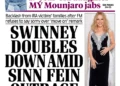 Swinney's Sinn Fein comment and Burnham's battle lines 2026