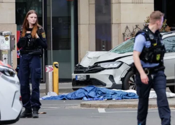 car driven into crowd Leipzig Germany May 2026