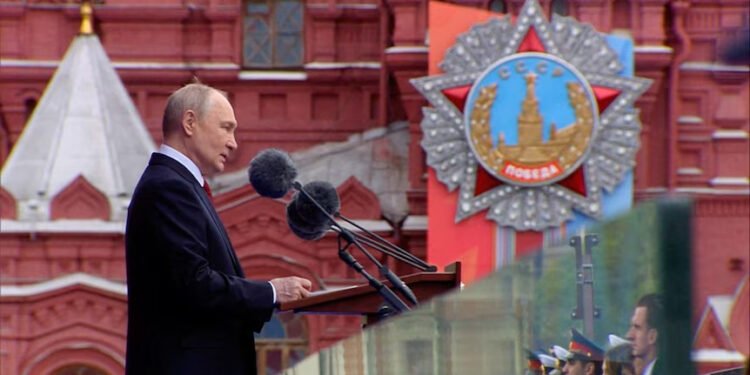 Putin Declares Russia Victory at Scaled Victory Day Parade