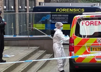 man found dead rooftop garden London suspicious 2026