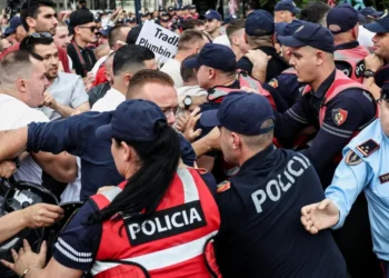 Albania luxury resort protests