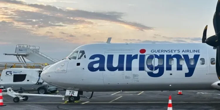 Aurigny emergency landing