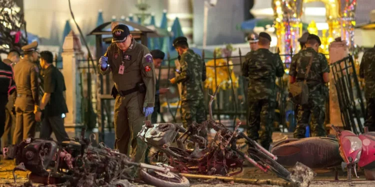 Bangkok shrine bombing death sentence Thailand court