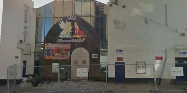 EV charging hub former nightclub site