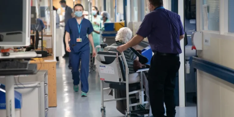 NHS corridor care patients daily