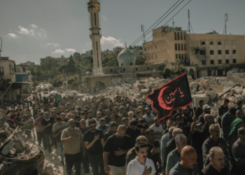 Grief and Devotion Amidst the Rubble of Nabatieh