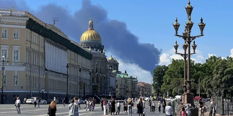St Petersburg drone attacks