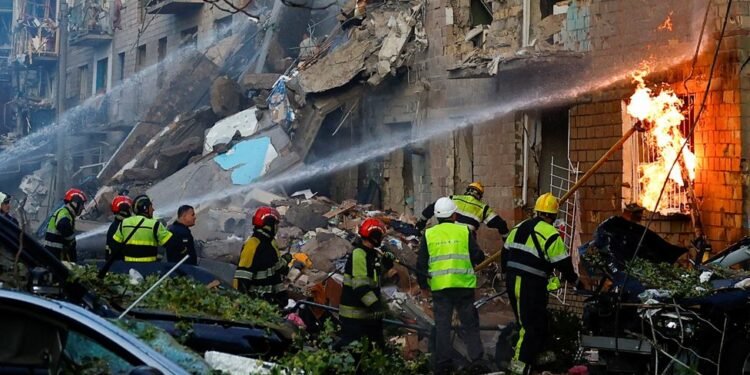 Deadly Russian Air Raids Strike Across Ukraine