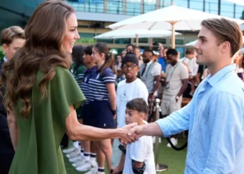 Arthur Fery Prince George Princess Charlotte tennis