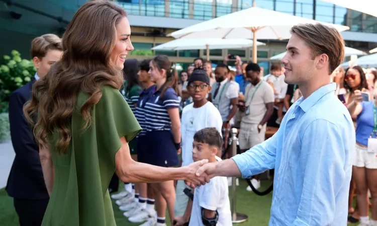 Arthur Fery Prince George Princess Charlotte tennis