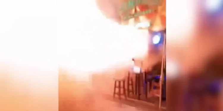 Bangkok bar fire