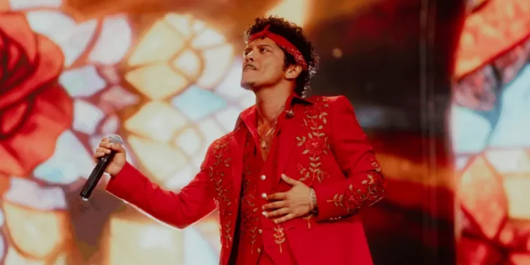 Bruno Mars Wembley concert