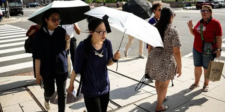 dangerous US heatwave Fourth of July