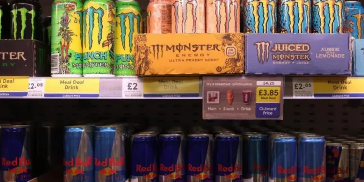 England energy drink ban