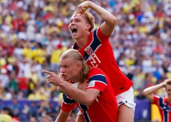 Erling Haaland Norway England match