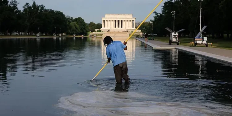 former Olympian indicted Reflecting Pool vandalism