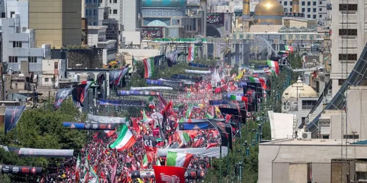Iran supreme leader funeral Mashhad
