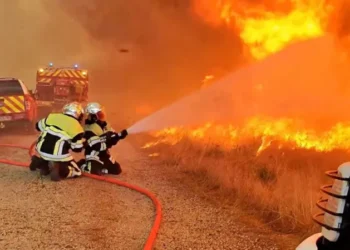 France wildfires heatwave 40C