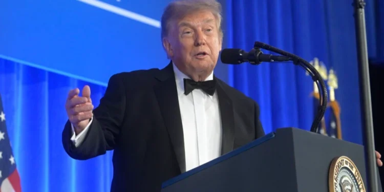Trump Jokes, Jabs and Press Tensions at WHCA Dinner