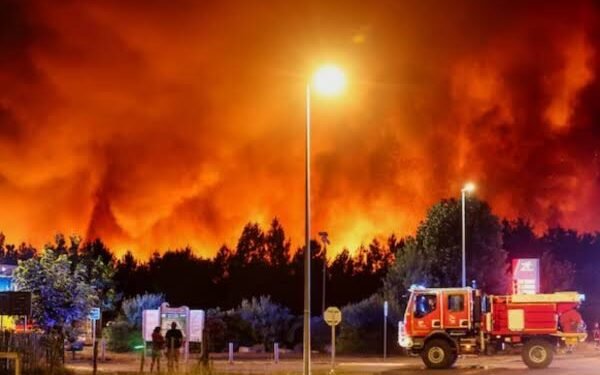 Wildfires Force Mass Evacuations in France And Spain