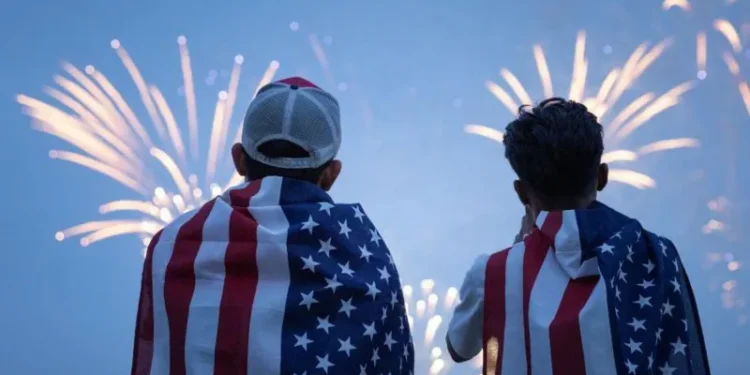 how UK marks American Independence Day