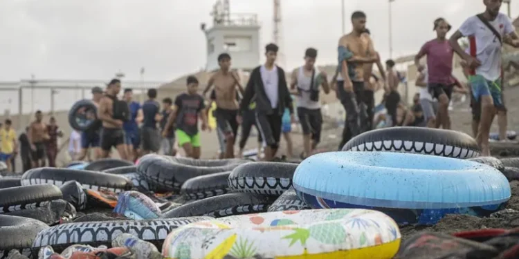 Instagram Ceuta migration crisis