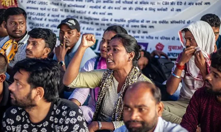 Jharkhand exam corruption protest