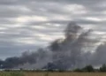 Ukraine strike Russian logistics warehouse