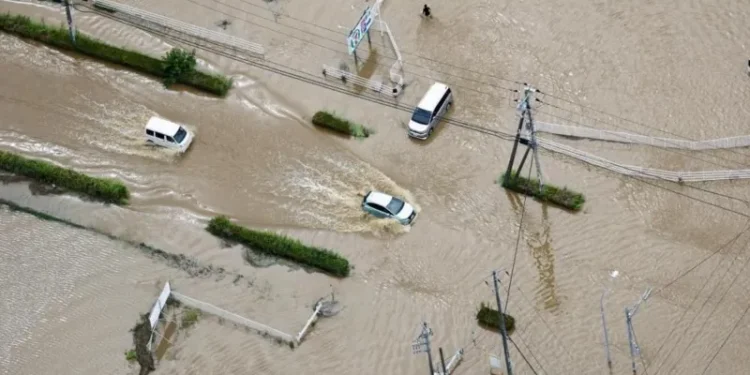 Japan unprecedented rain