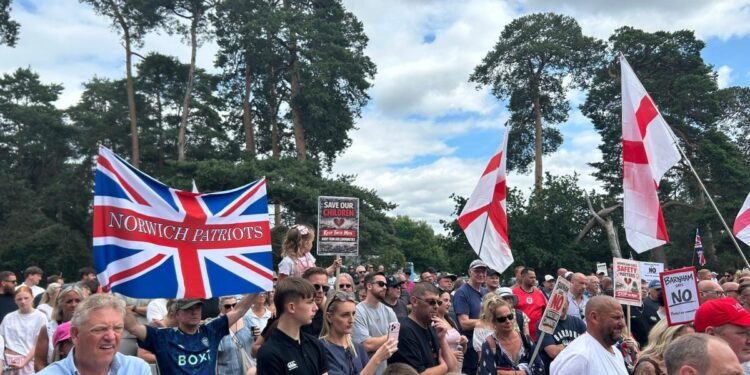 RAF Barnham Protests Fuel Tensions in Norfolk Town
