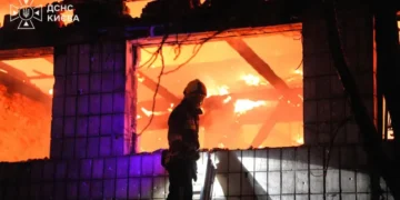 Russian strikes Kyiv railway workers