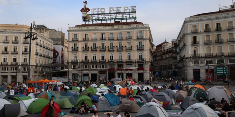 Madrid Tent Camp Grows as Spain Housing Crisis Deepens
