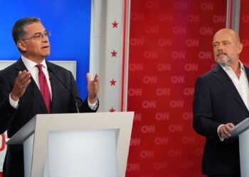 Becerra and Hilton Clash in California Governor Debate