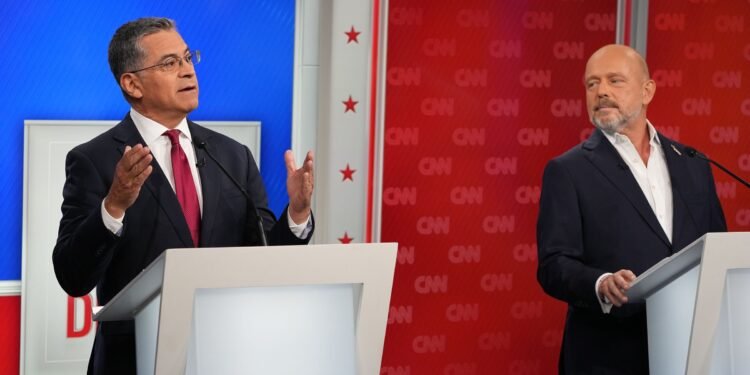 Becerra and Hilton Clash in California Governor Debate