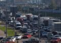Russian Strikes Disrupt Kyiv Bridge Traffic